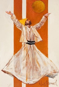 Abdul Hameed, 12 x 18 inch, Acrylic on Canvas, Figurative Painting, AC-ADHD-069